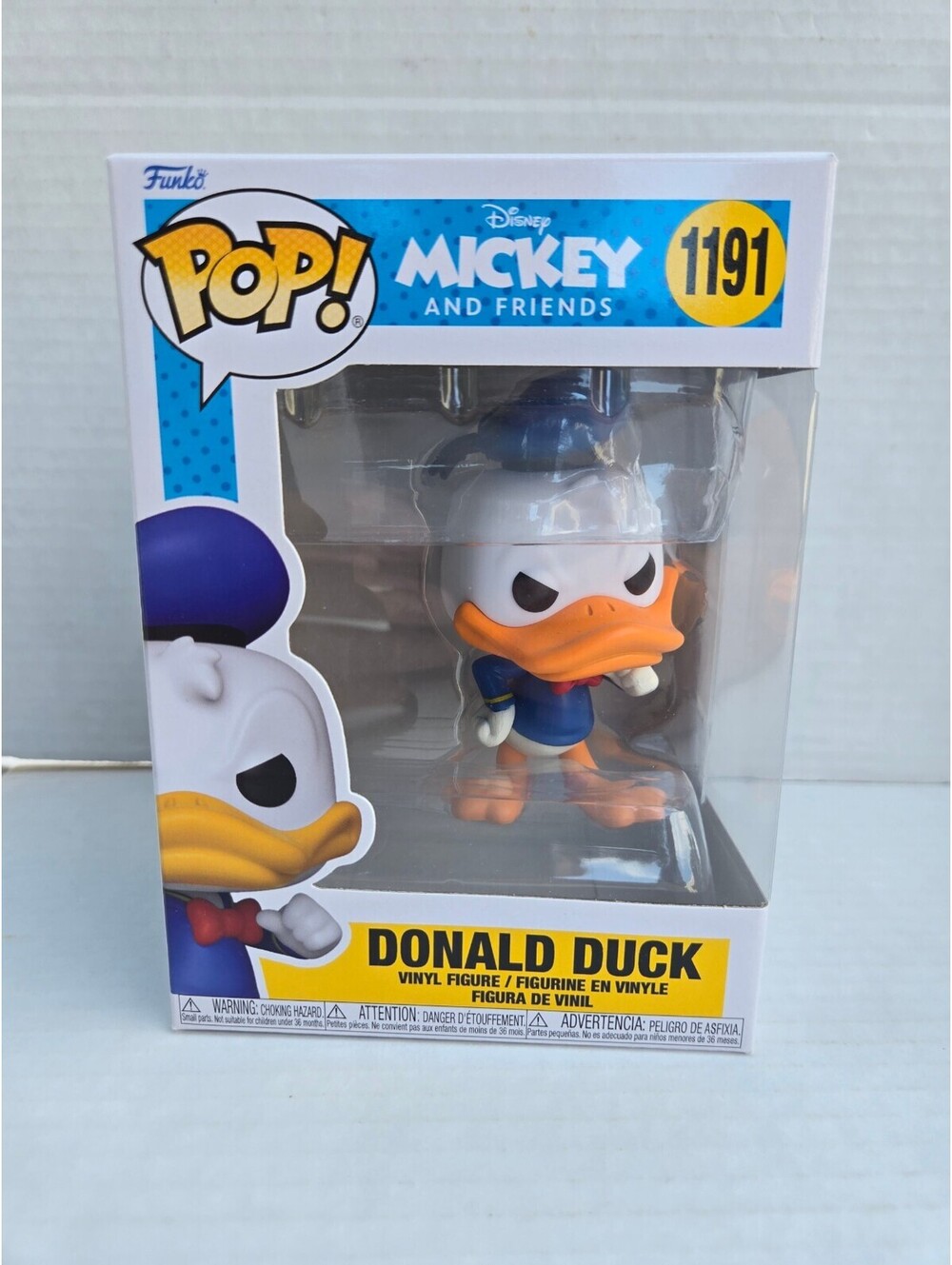 Funko Pop! Disney Mickey and Friends Donald Duck Vinyl Figure #1191 - Very Good